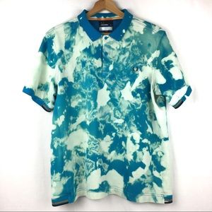 Fred Perry Sport Casual Hand Bleach Dyed Polo XL